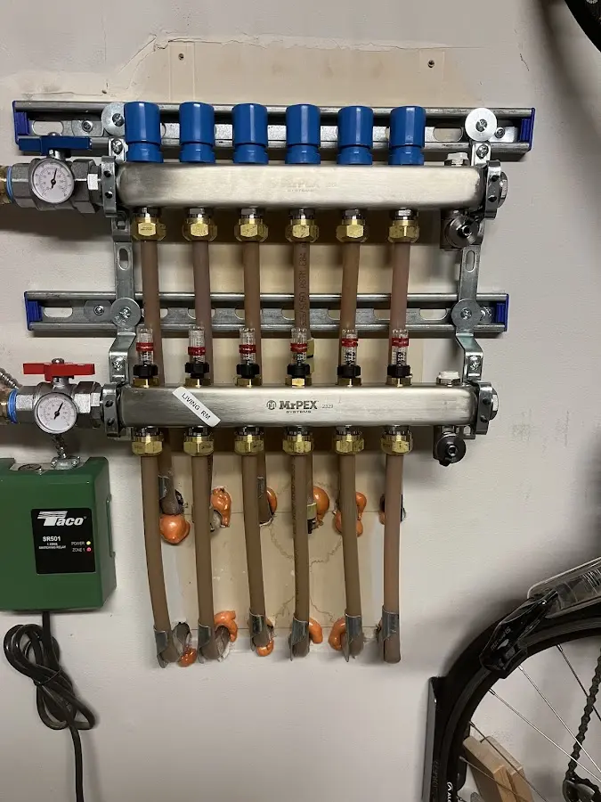 Plumber performing Gas Leak Detection at a residential property in La Vergne